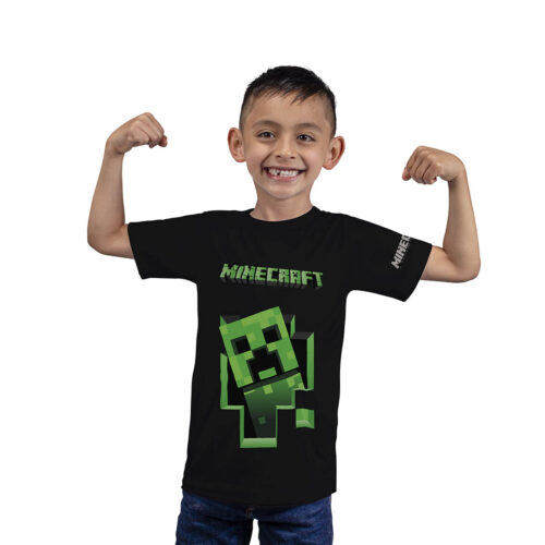 Camiseta Minecraft Creeper - Niño