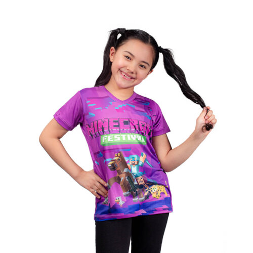 Camiseta Minecraft - Niña
