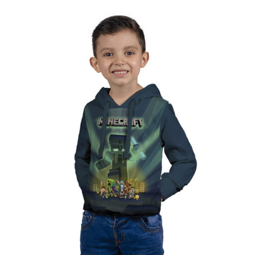 Buzo, Hoodie Con Capota, Minecraft Mobs - Niño