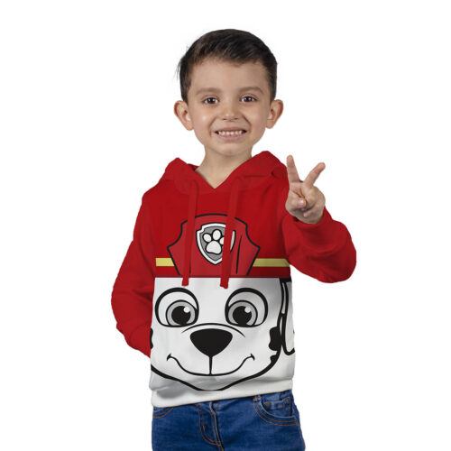 Buzo, Hoodie Con Capota, Marshall Paw Patrol - Niño