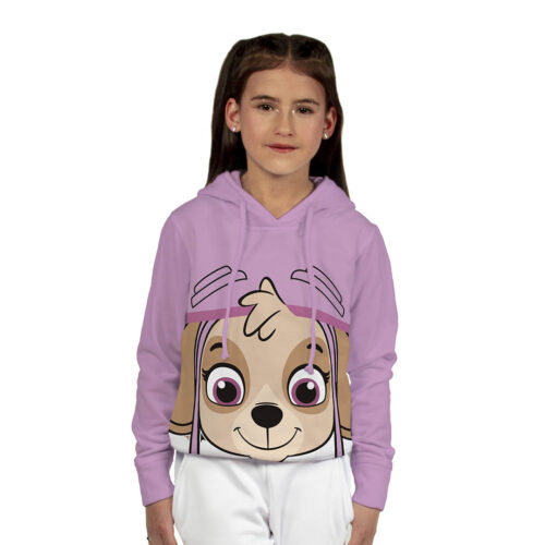 Buzo, Hoodie Con Capota, Skye Paw Patrol - Niña