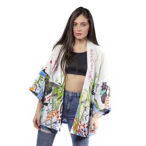 Kimono, Haori, Oso Panda - Mujer