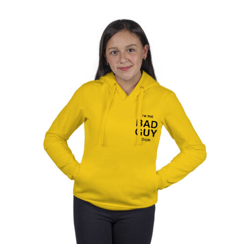 Buzo, Hoodie Con Capota, Billie Eilish Bad Guy - Niña