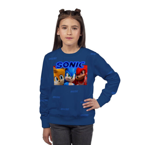 Buzo, Cuello Redondo, Sonic - Niña