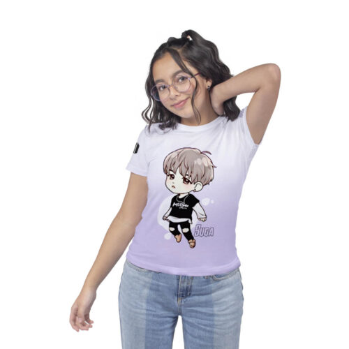 Camiseta BTS, Suga - Niña