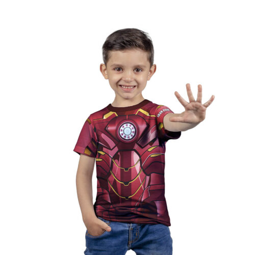 Camiseta Iron Man Traje - Niño