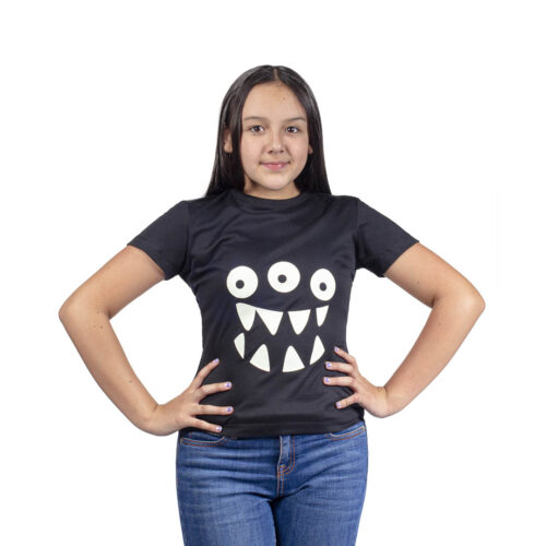 Camiseta Monstruo Luminiscente - Niña