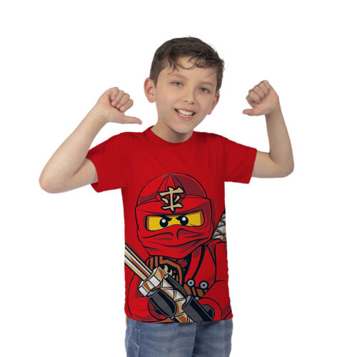 Camiseta Ninja Go Roja- Niño