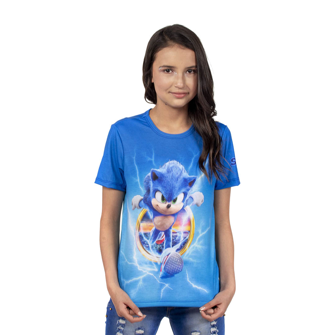 Asumir arrepentirse servidor Camiseta Sonic – Niña – Atipic