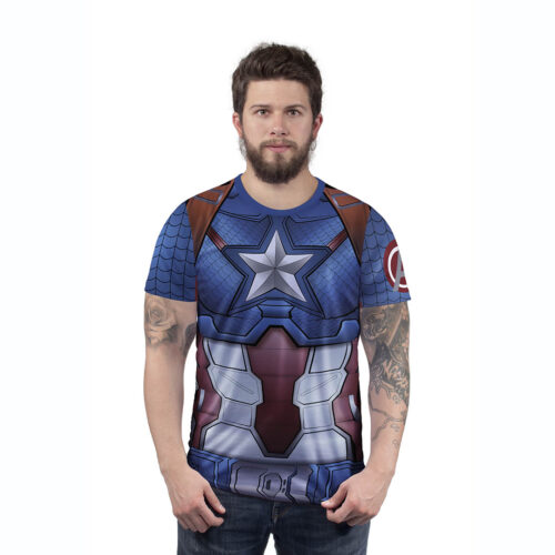 Camiseta Capitán América - Hombre