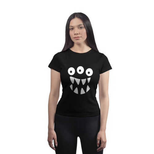 Camiseta Monstruo Luminiscente - Mujer
