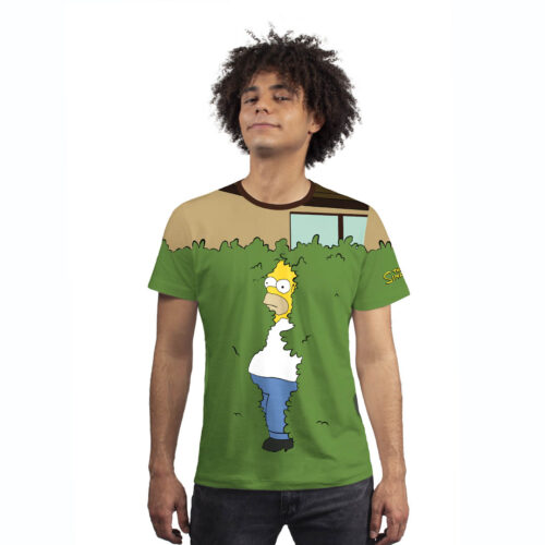 Camiseta Los Simpson Arbusto - Hombre