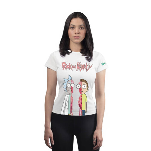 Camiseta Rick & Morty Mitades - Mujer