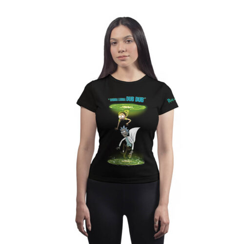 Camiseta Rick & Morty Portales - Mujer