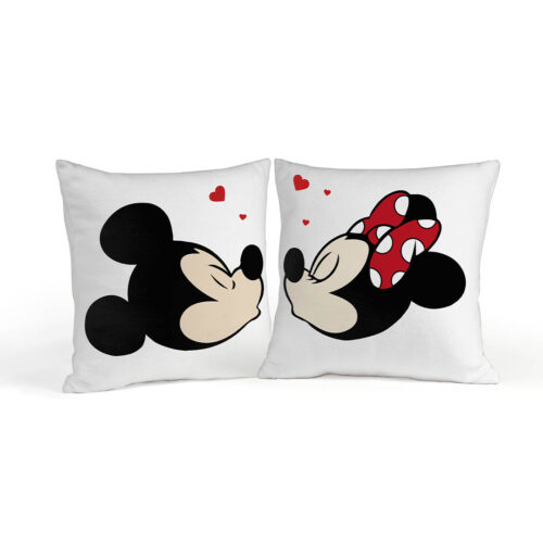 Dos Cojines - Mickey Mouse y Minnie Mouse