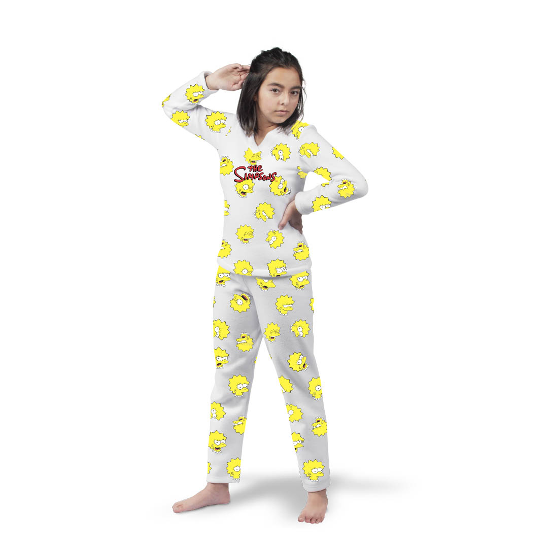 sutil puede Ocurrir Pijama Lisa Simpson – Niña – Atipic