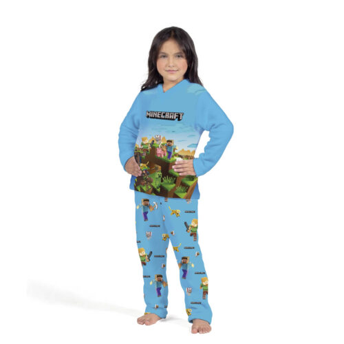 Pijama Minecraft Clásica - Niña
