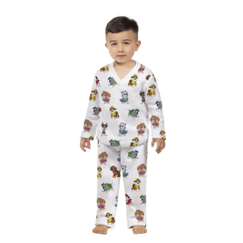 Pijama Paw Patrol Blanca, Collage - Niño