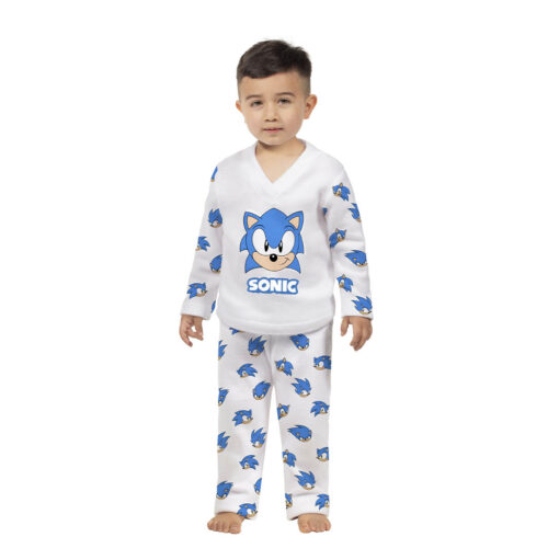 Pijama Sonic, Blanca - Niño