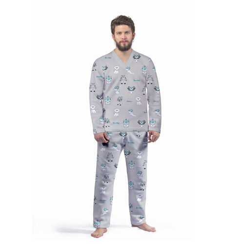 Pijama Snuffles de Rick and Morty - Gris - Hombre