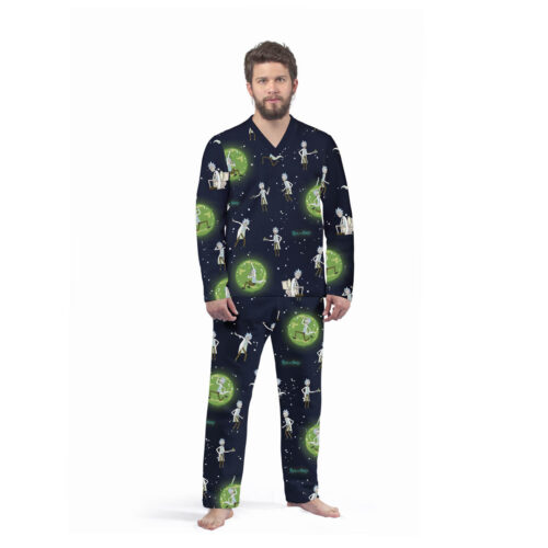 Pijama Rick and Morty - Azul Oscuro - Hombre