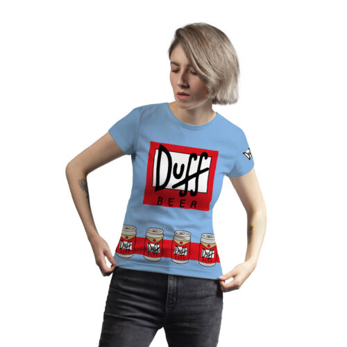 Camiseta Los Simpson Duff - Mujer