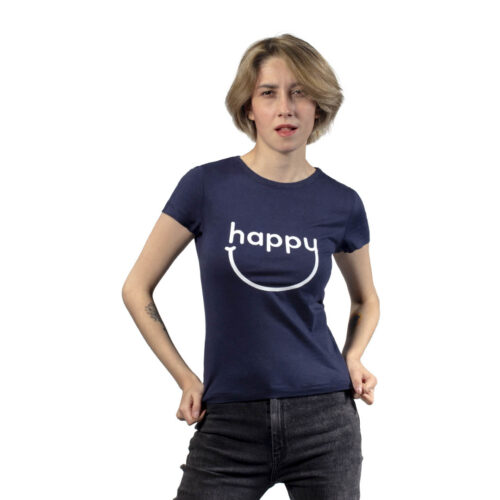 Camiseta Happy - Mujer