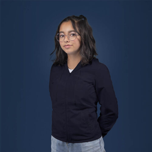 Chaqueta Impermeable Azul Oscuro - Niña