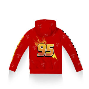 Buzo Hoodie Con Capota Cars Rayo McQueen Ni o Atipic